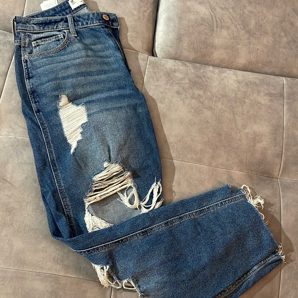 Curvy high rise mom jean size 5R